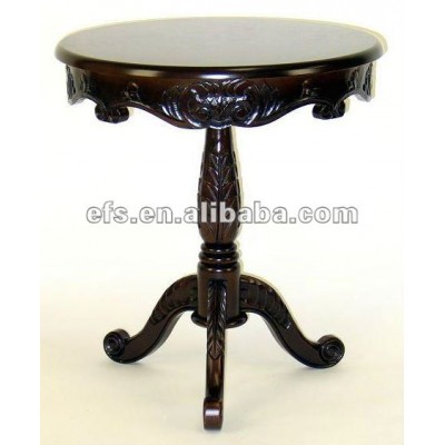 colorful classical solid wood end table (EFS-45103)