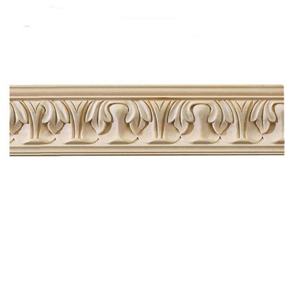 antique unfinished solid wood ceiling decoration moulding