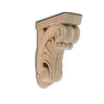 hand carved decorative wood corbels for home decoration